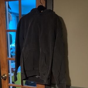 Men's Charcoal Hoodie Sweater